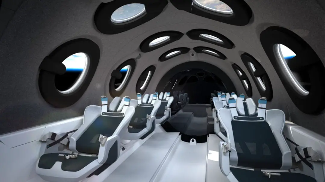 Virgin Galactic Spaceship Seats Rotated Back In Space ...